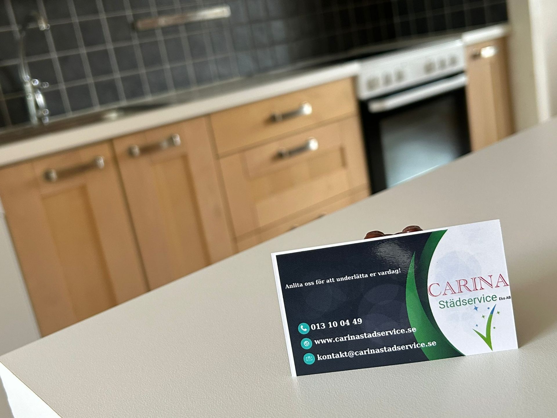 Carina Städservice Eko AB visitkort